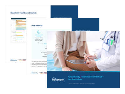 Cloudticity Healthcare DataHub for Providers